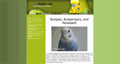 Desktop Screenshot of petbudgie.com